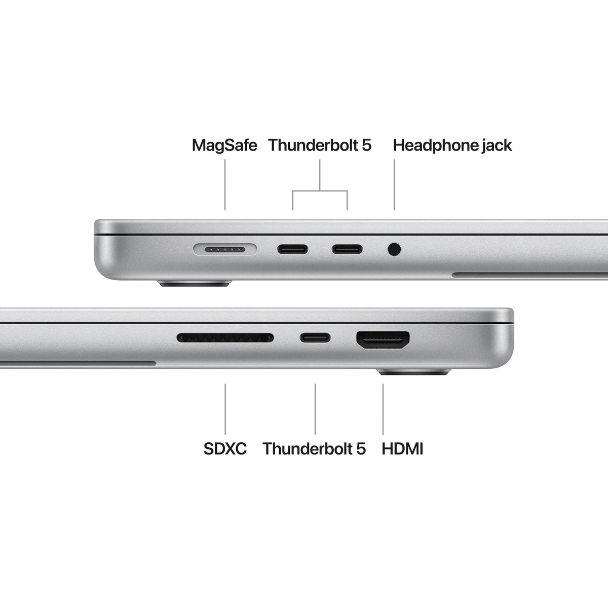 16-inch MacBook Pro: Apple M4 Max chip with 14‑core CPU and 32‑core GPU, 36GB, 1TB SSD - Silver