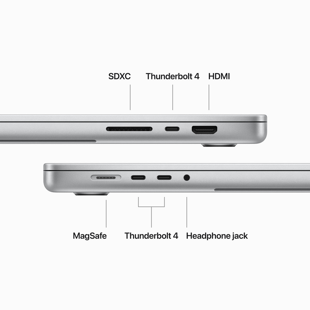 16-inch MacBook Pro: Apple M3 Pro chip with 12‑Core CPU and 18‑Core GPU, 18GB, 512GB SSD - Silver