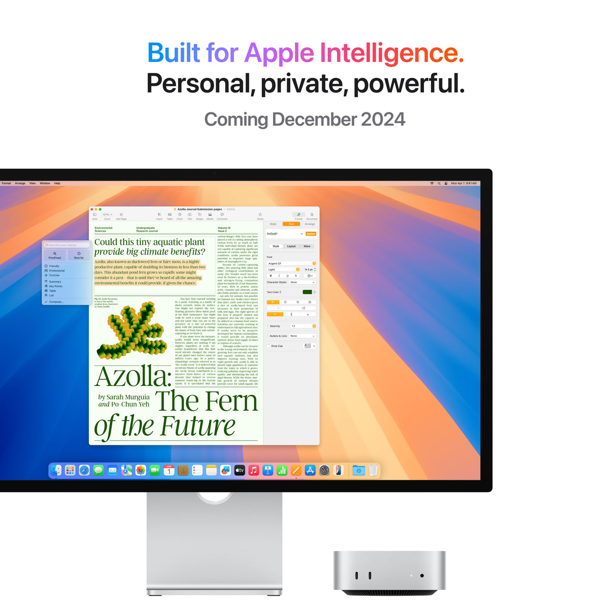 Mac mini: Apple M4 chip with 10‑core CPU and 10‑core GPU, 24GB, 512GB SSD