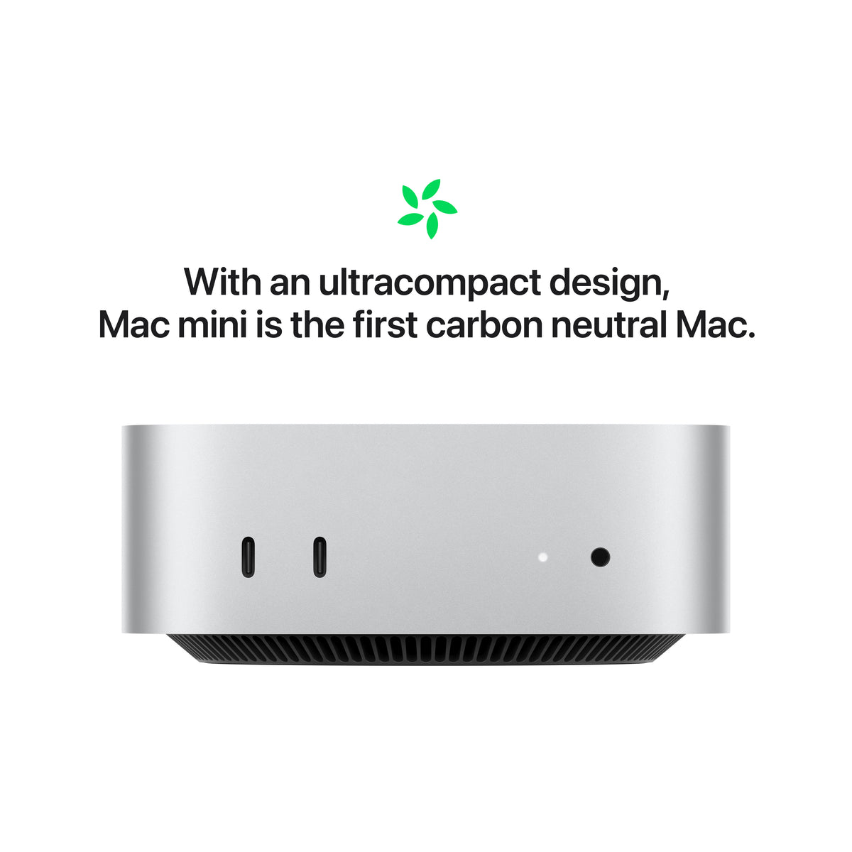 Mac mini: Apple M4 chip with 10‑core CPU and 10‑core GPU, 16GB, 256GB SSD