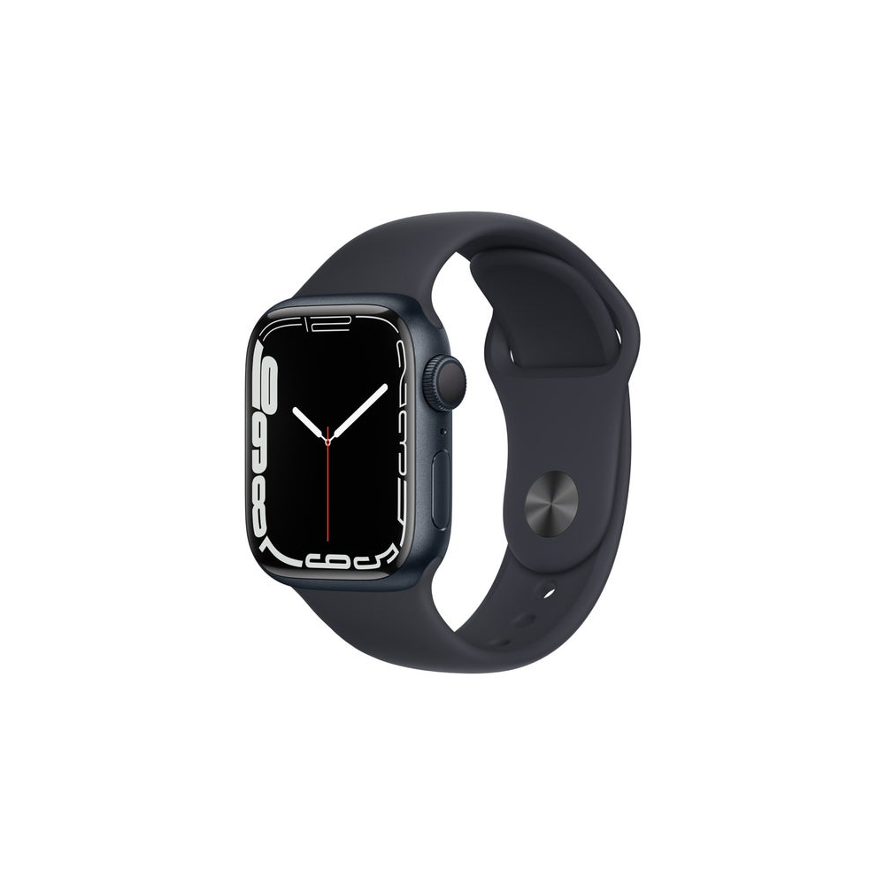 Apple Watch Series 7 GPS 45mm Graphite Stainless Steel with Midnight Sport Band - Regular - iStore Botswana Online