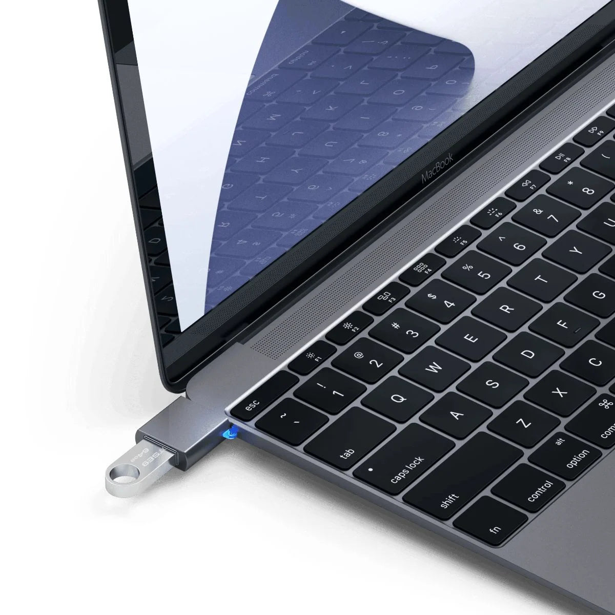 Satechi Aluminium USB-C to USB-A 3.0 Adapter - Space Grey