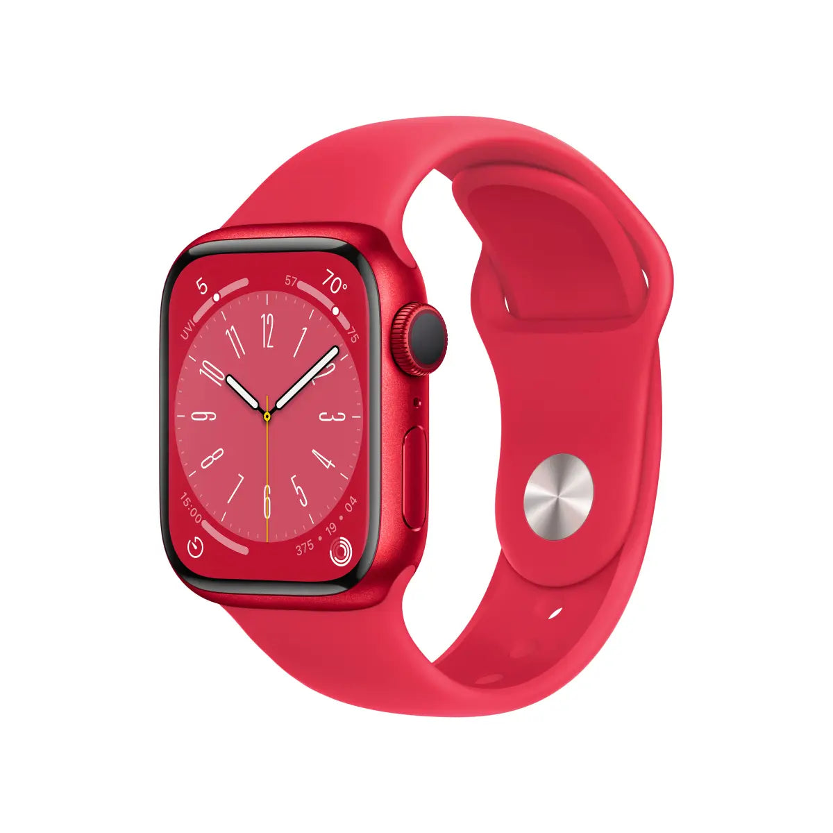 Apple Watch Series 8 GPS 41mm (PRODUCT)RED Aluminium Case with (PRODUCT)RED Sport Band - Regular - iStore Botswana Online