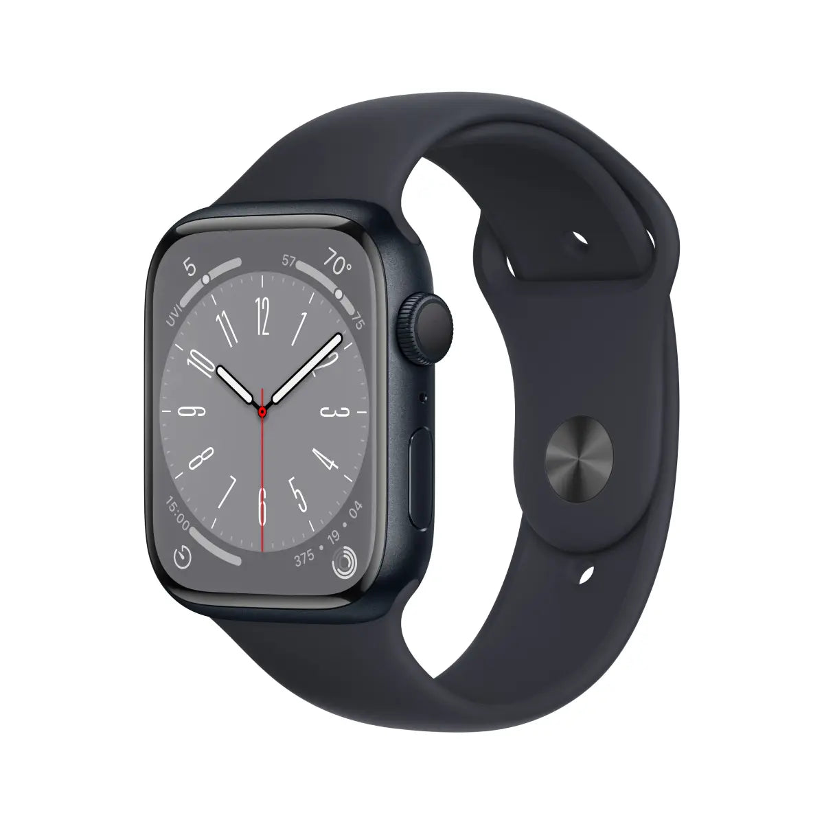 Apple Watch Series 8 GPS 45mm Midnight Aluminium Case with Midnight Sport Band - Regular - iStore Botswana Online