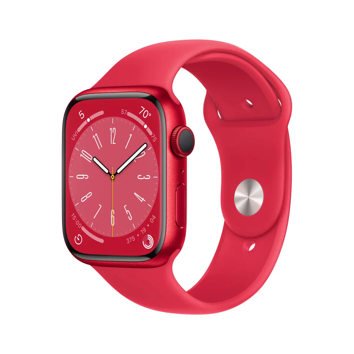 Apple Watch Series 8 GPS 45mm (PRODUCT)RED Aluminium Case with (PRODUCT)RED Sport Band - Regular - iStore Botswana Online