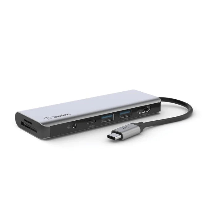Belkin USB-C Multiport Adapter 7-in-1 Silver - iStore Botswana Online