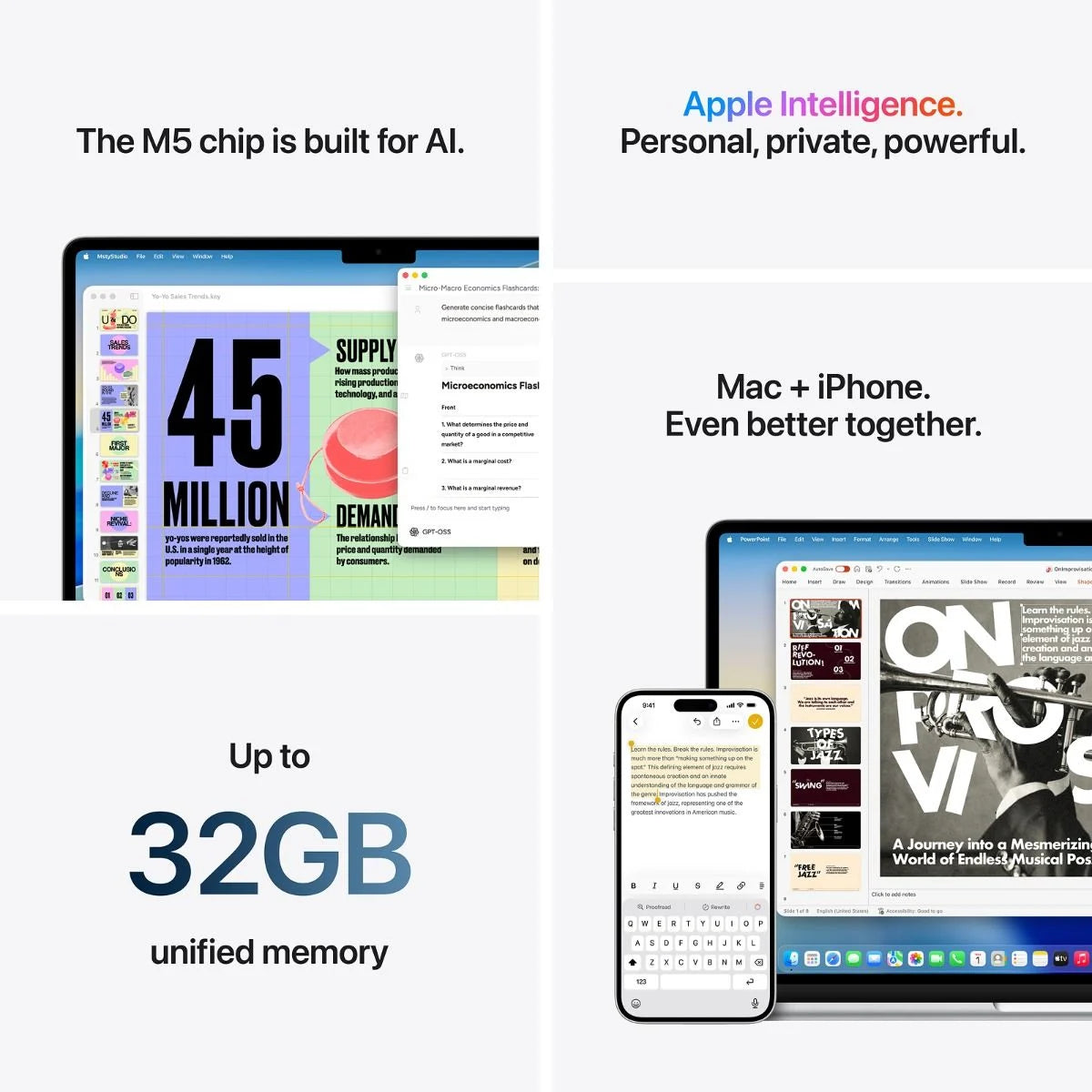 MacBook Air 13-inch | Apple M5 | 10‑core CPU 8‑core GPU | 16GB | 512GB SSD - Starlight