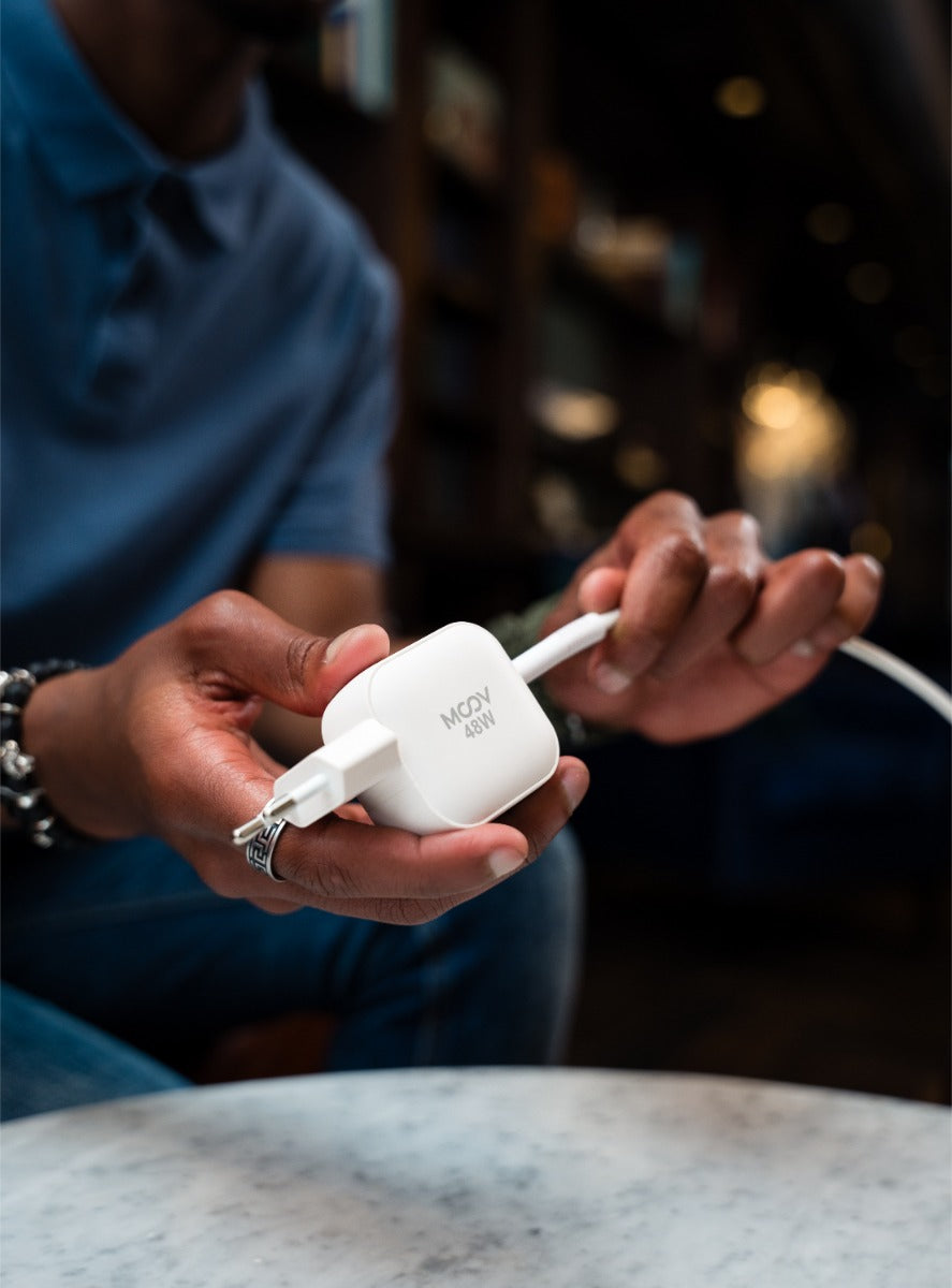 Moov 48W Dual Port Type C - White