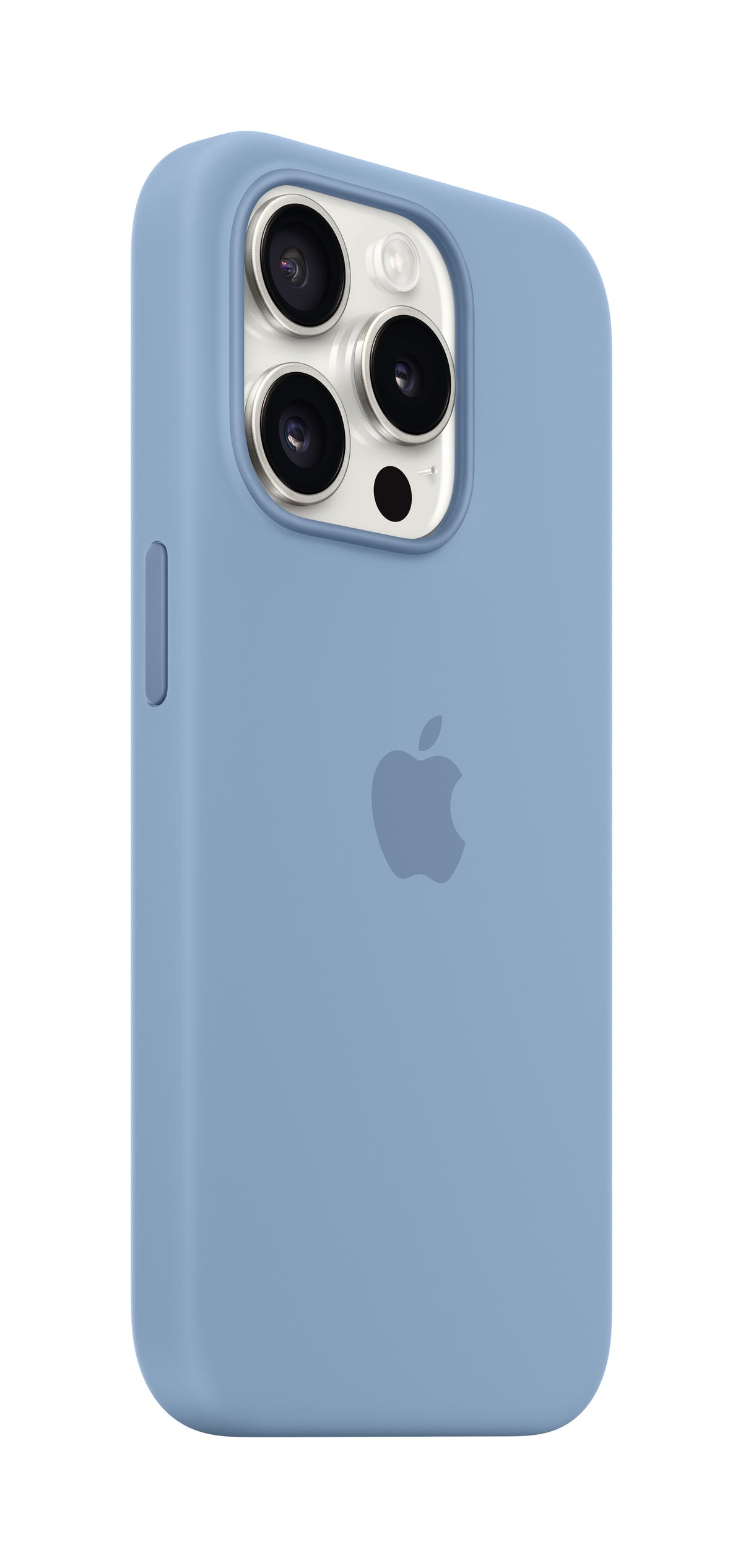 iPhone 15 Pro Silicone Case - Winter Blue