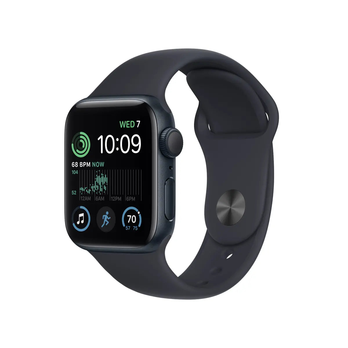 Apple Watch SE GPS 40mm Midnight Aluminium Case with Midnight Sport Band - Regular - iStore Botswana Online