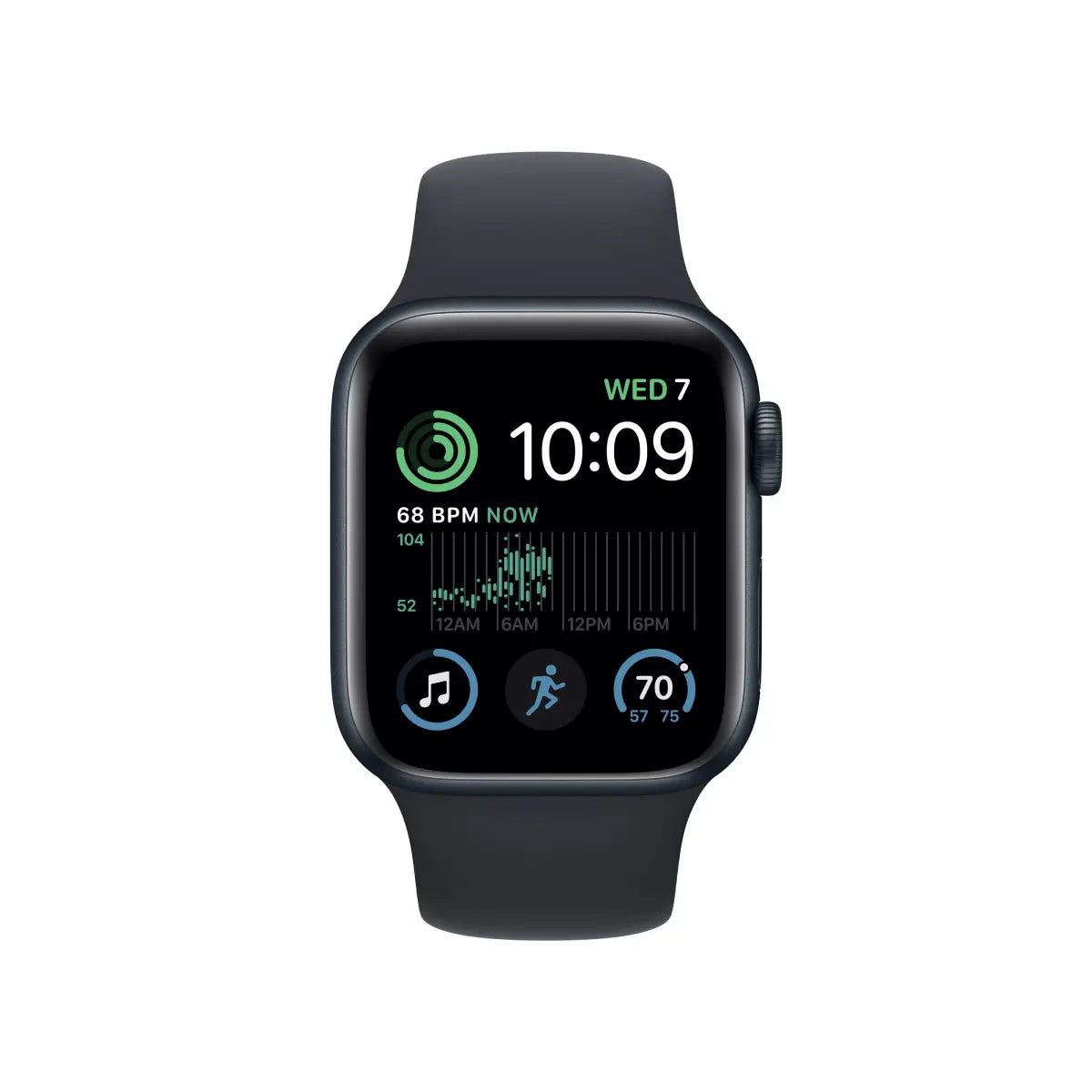 Apple Watch SE GPS 40mm Midnight Aluminium Case with Midnight Sport Band - Regular - iStore Botswana Online