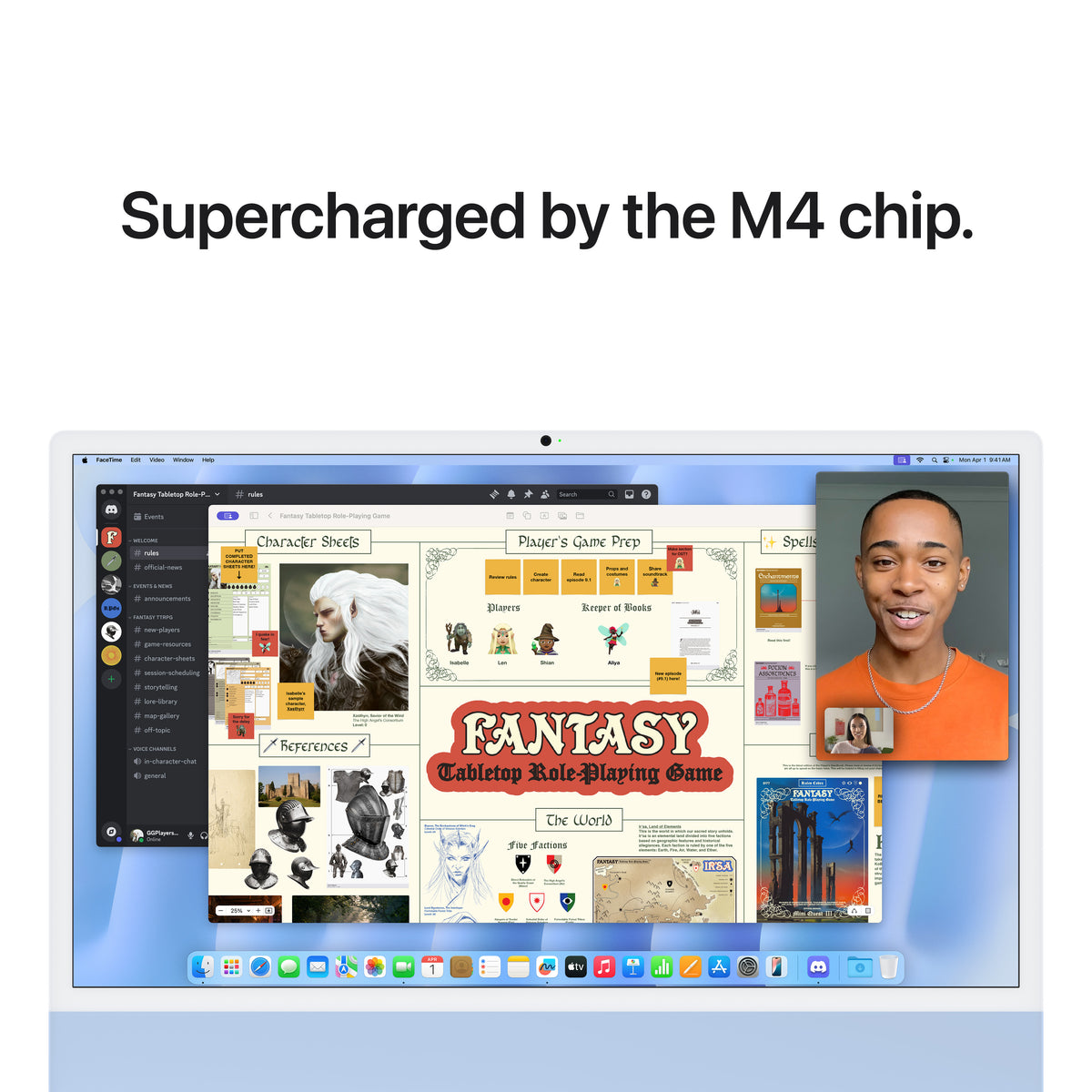 24-inch iMac with Retina 4.5K display: Apple M4 chip with 8‑core CPU and 8‑core GPU, 16GB, 256GB SSD - Blue