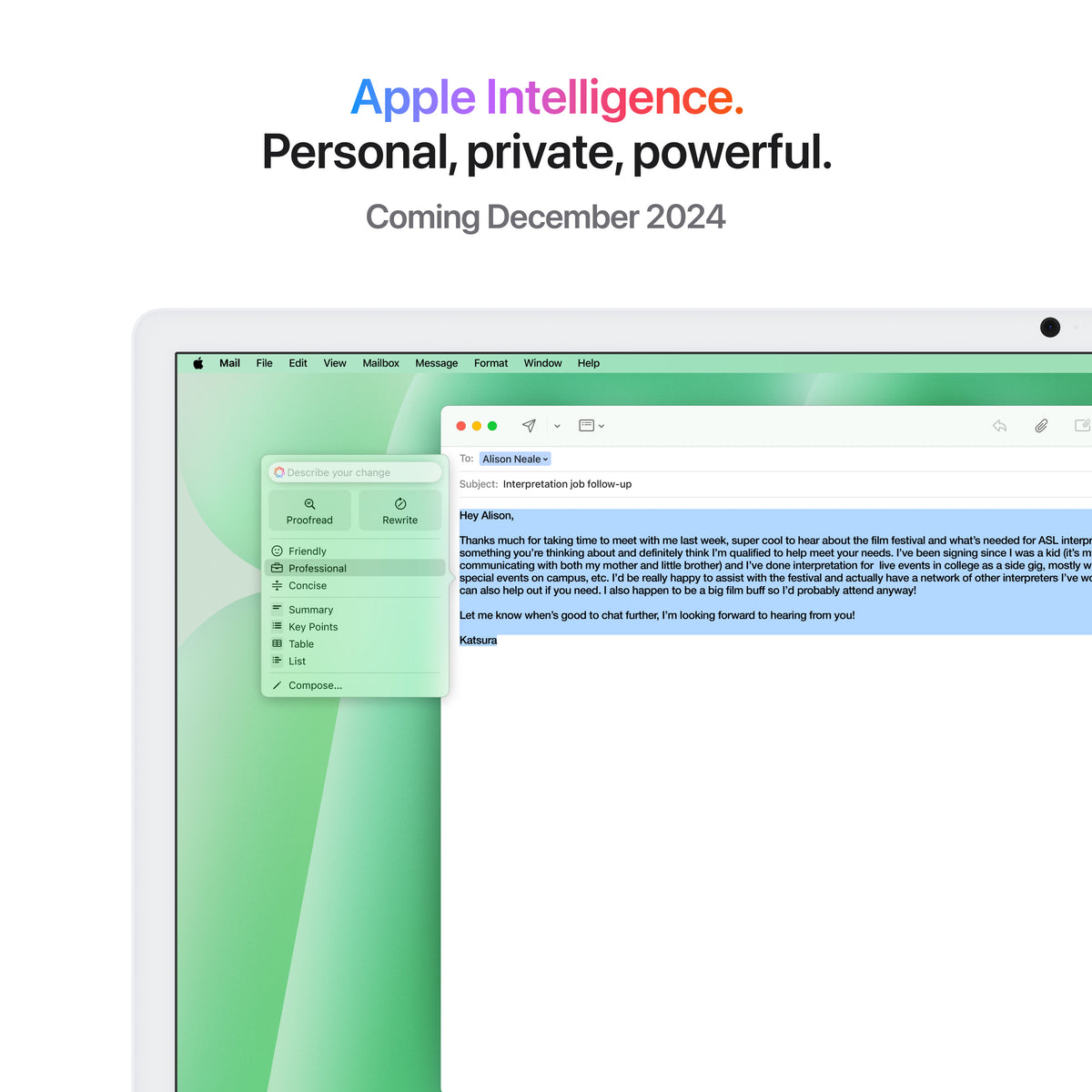 24-inch iMac with Retina 4.5K display: Apple M4 chip with 10‑core CPU and 10‑core GPU, 16GB, 256GB SSD - Green