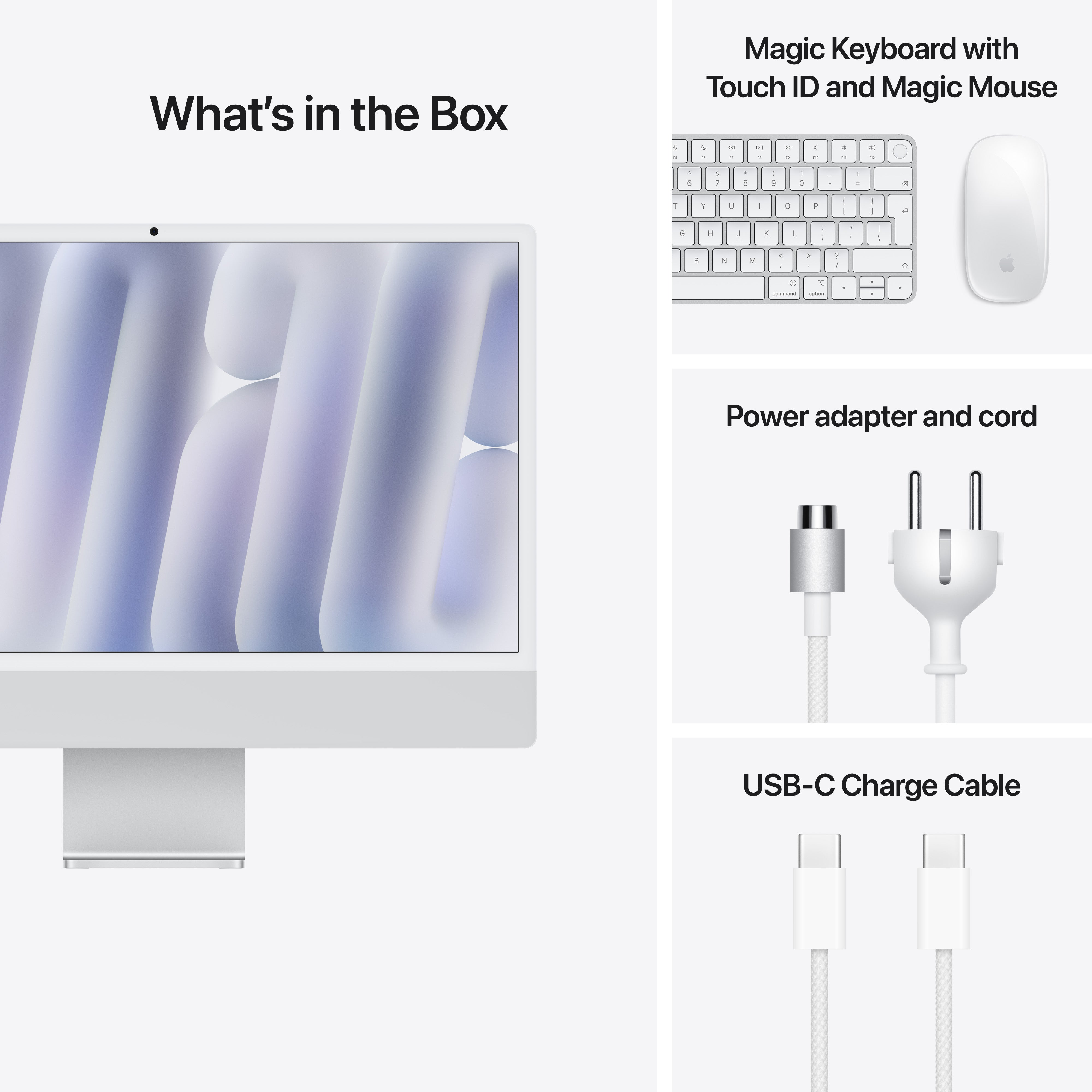24-inch iMac with Retina 4.5K display: Apple M4 chip with 8