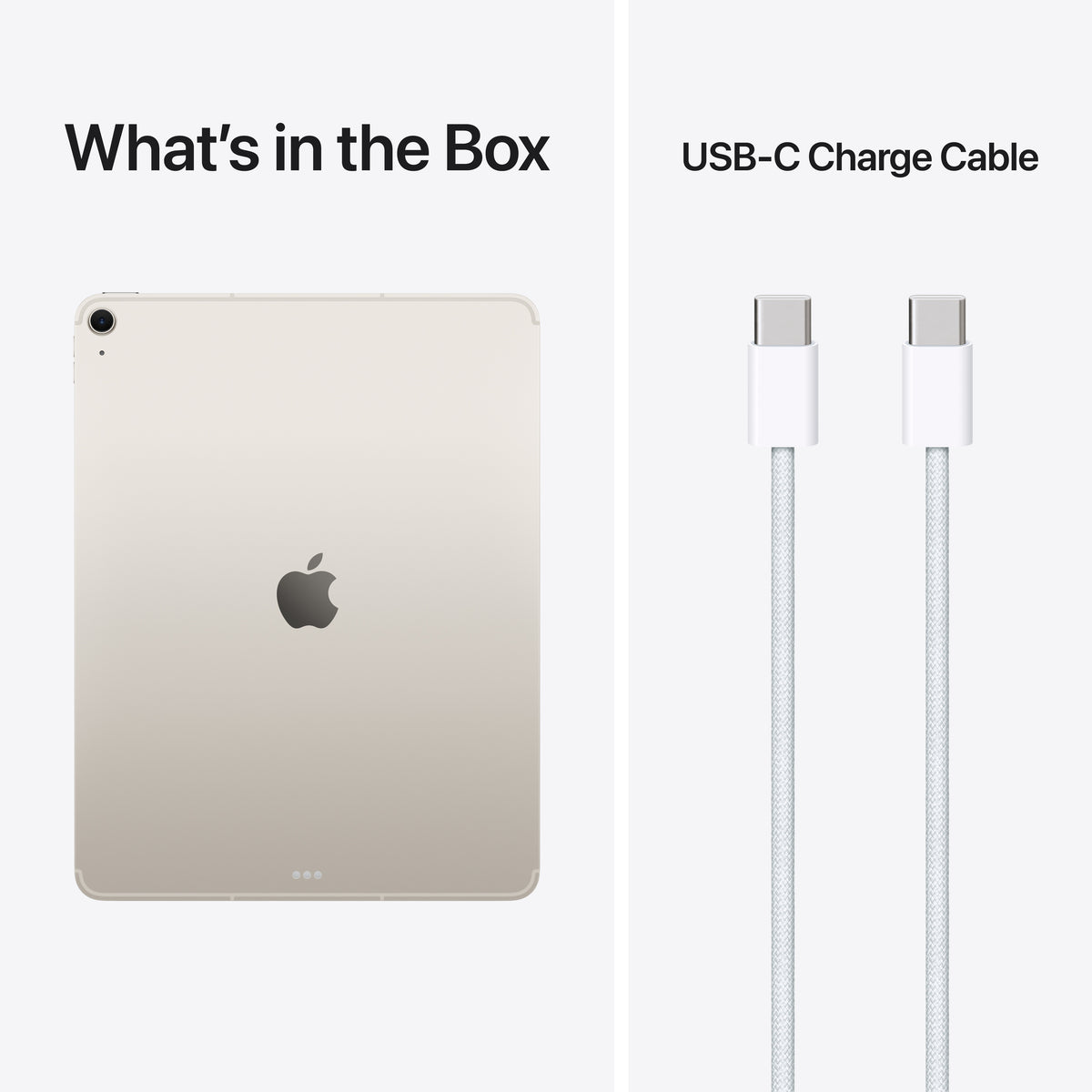 iPad Air 13-inch  Wi-Fi + Cellular 128GB - Starlight
