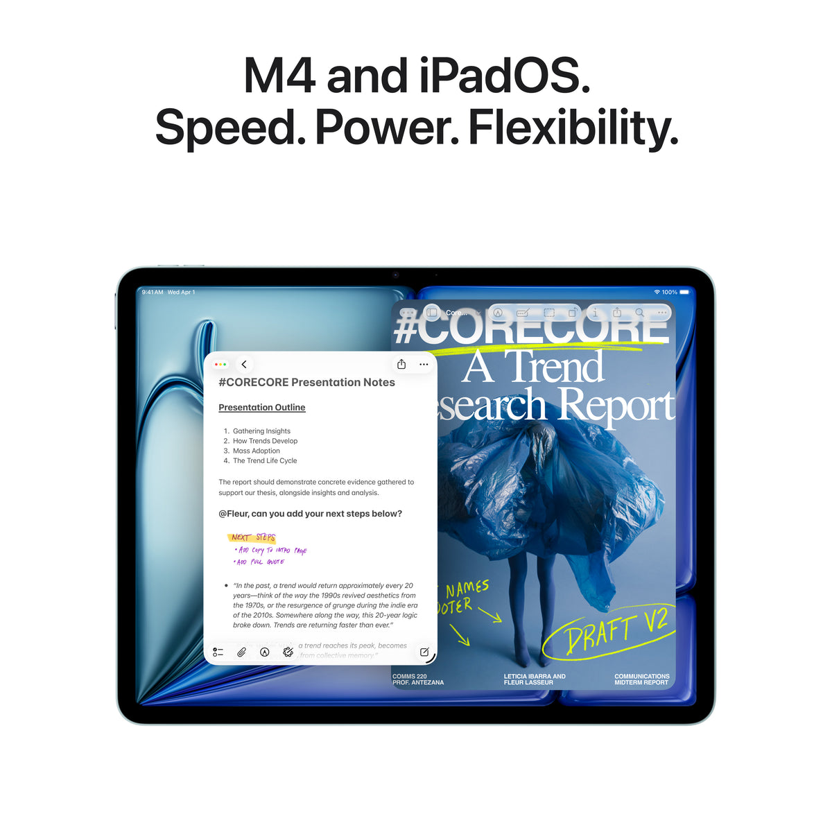 13-inch iPad Air Wi-fi 256GB - Starlight