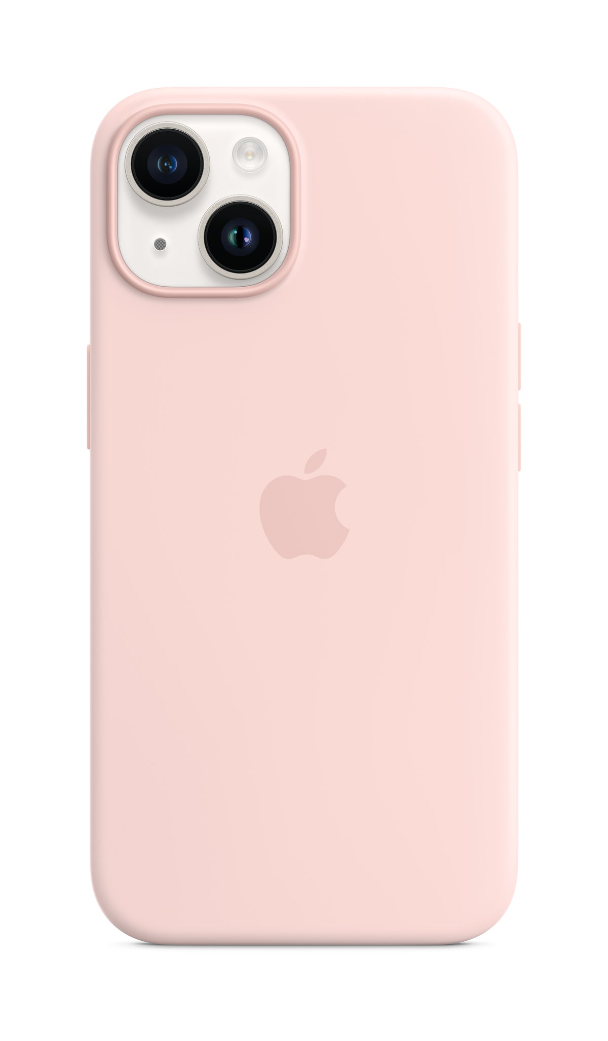iPhone 14 Silicone case With MagSafe - Chalk Pink
