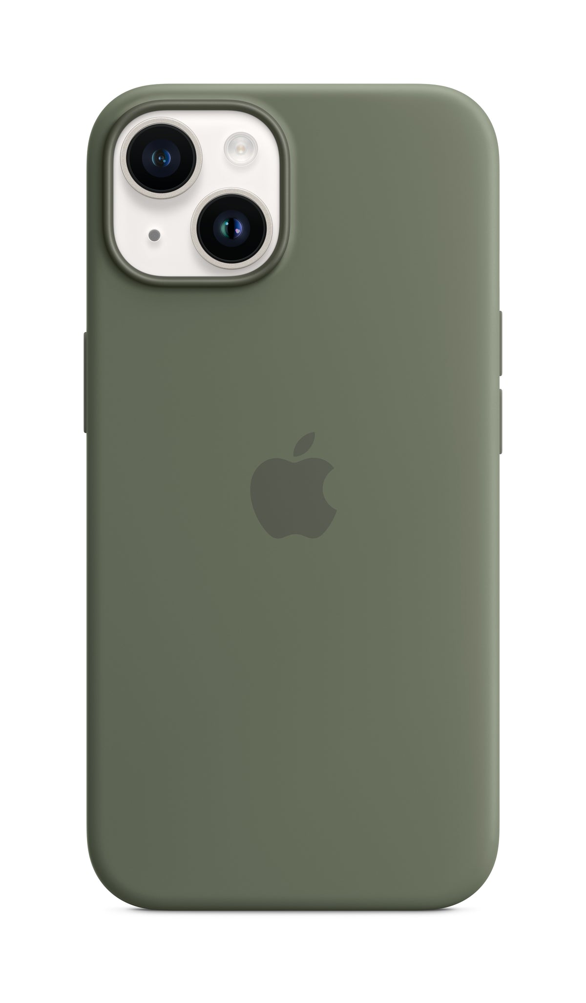 iPhone 14 Silicone Case With MagSafe - Olive