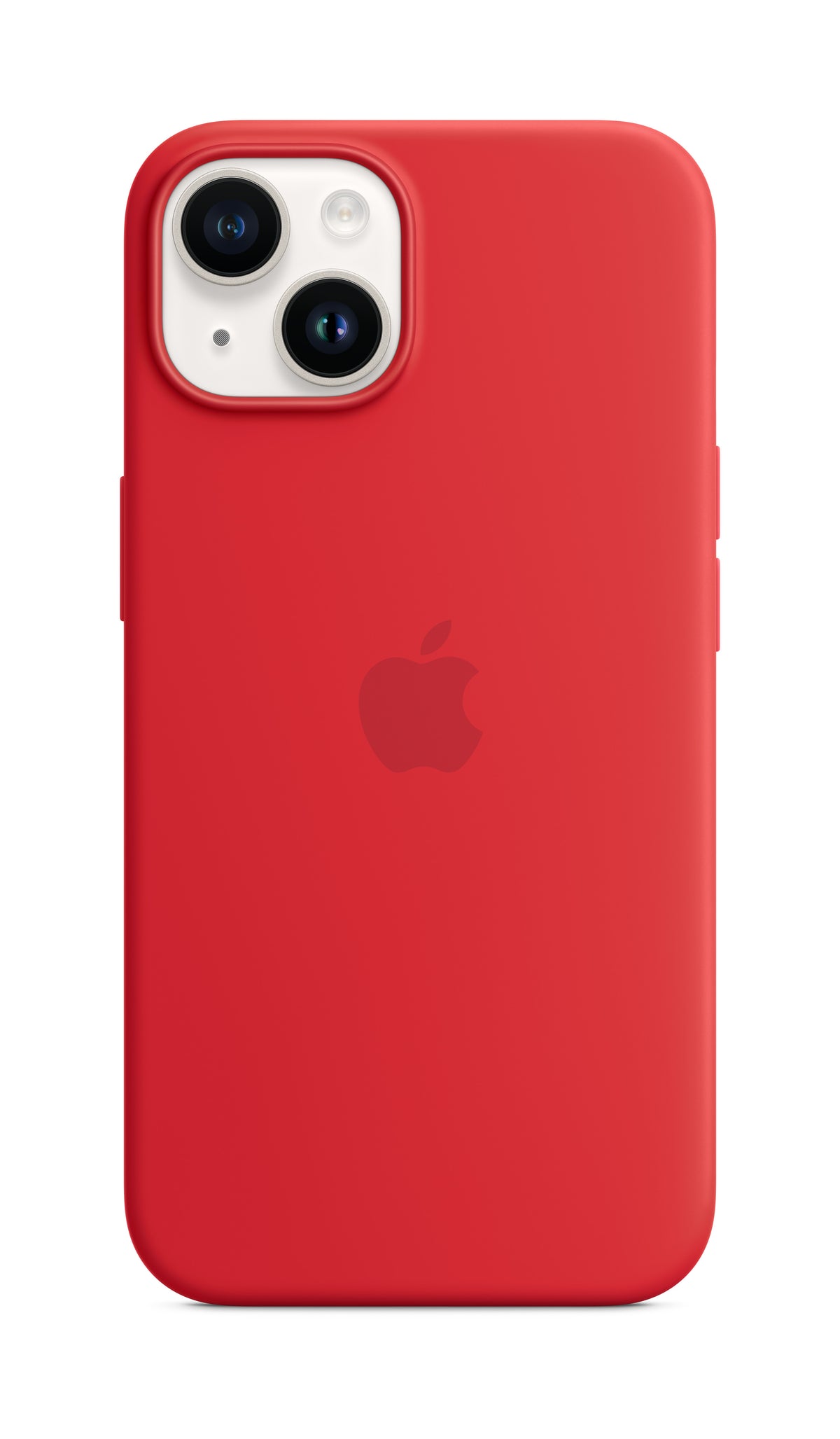 iPhone 14  Silicone Case With Magsafe -(PRODUCT)Red
