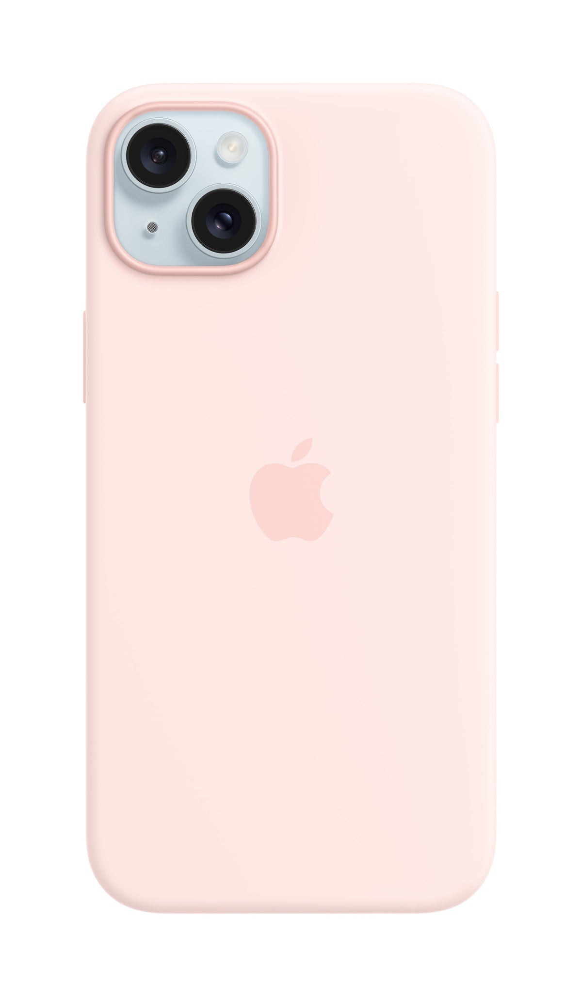 iPhone 15 Plus Silicone Case - Light Pink