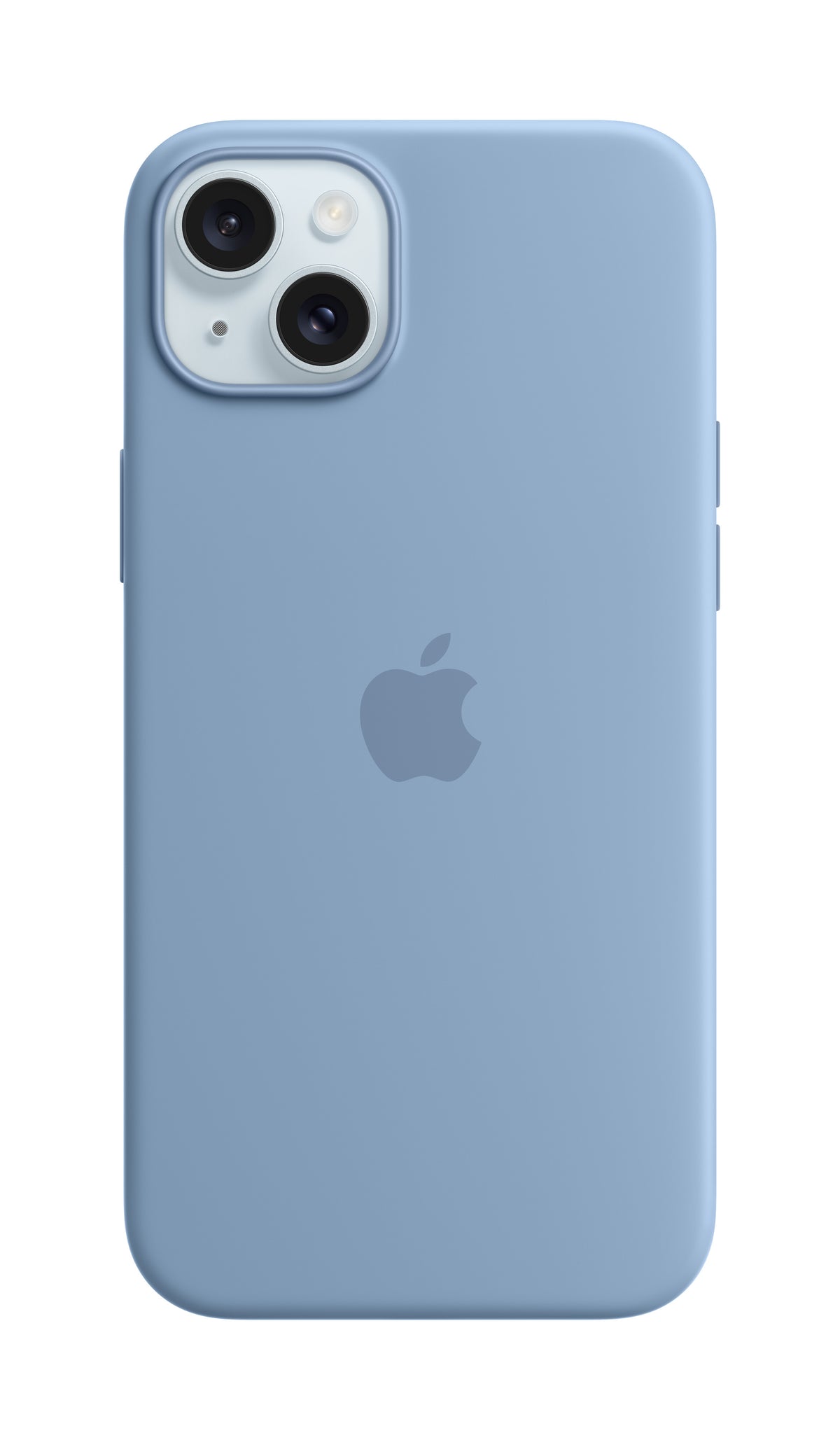 iPhone 15 Plus Silicone Case - Winter Blue