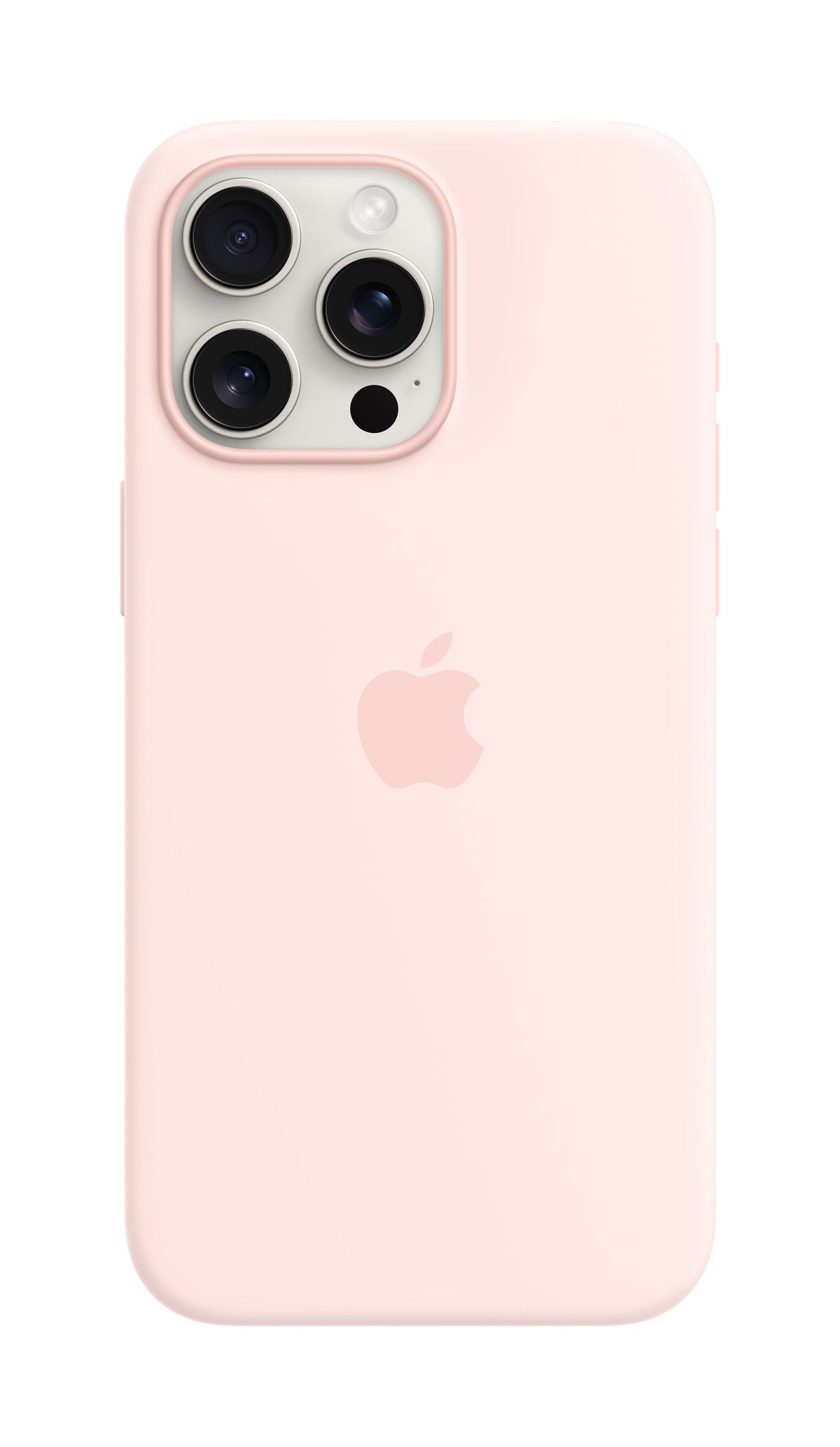 iPhone 15 Pro Max Silicone Case - Light Pink