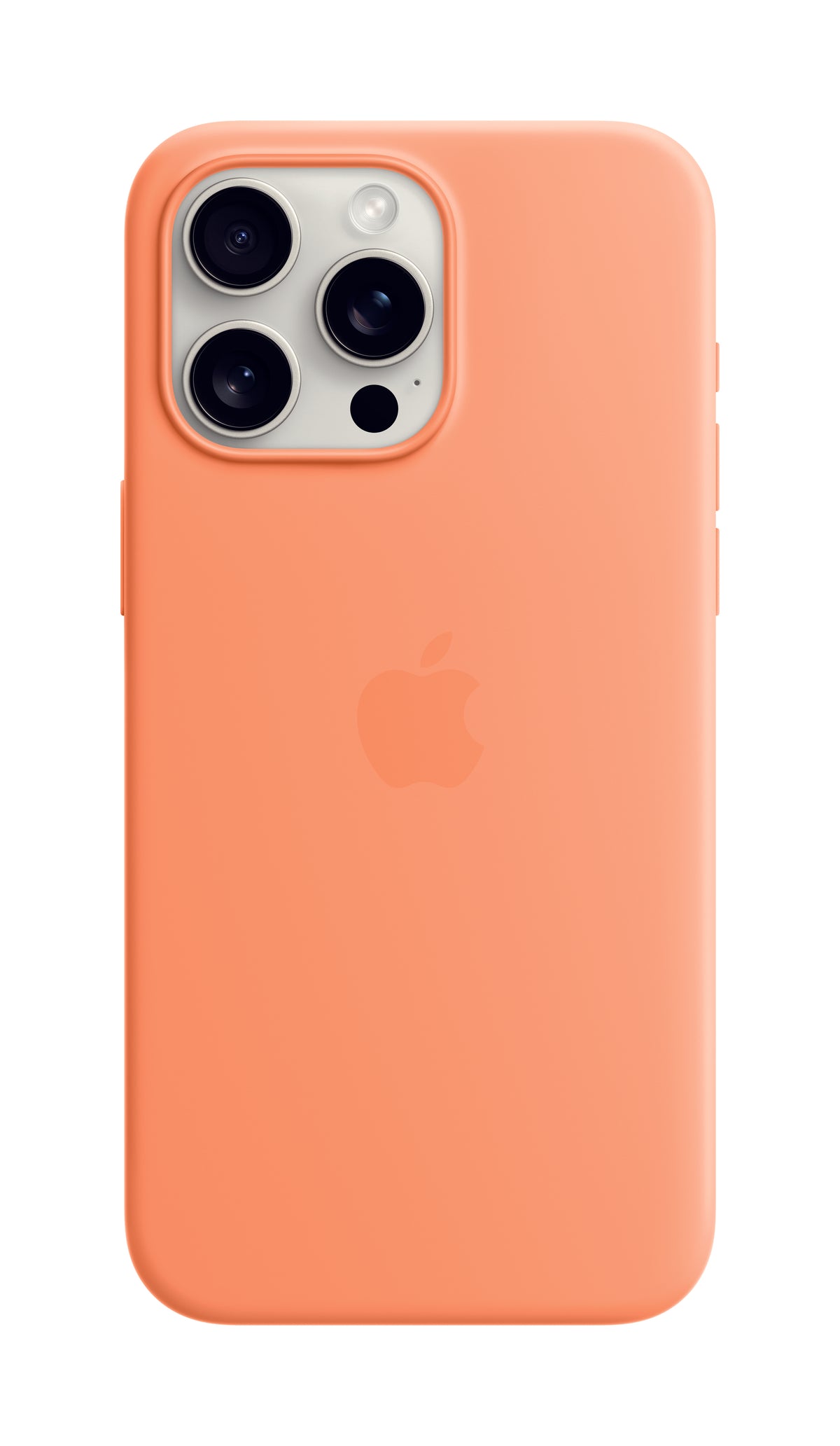 iPhone 15 Pro Max Silicone Case - Orange Sorbet