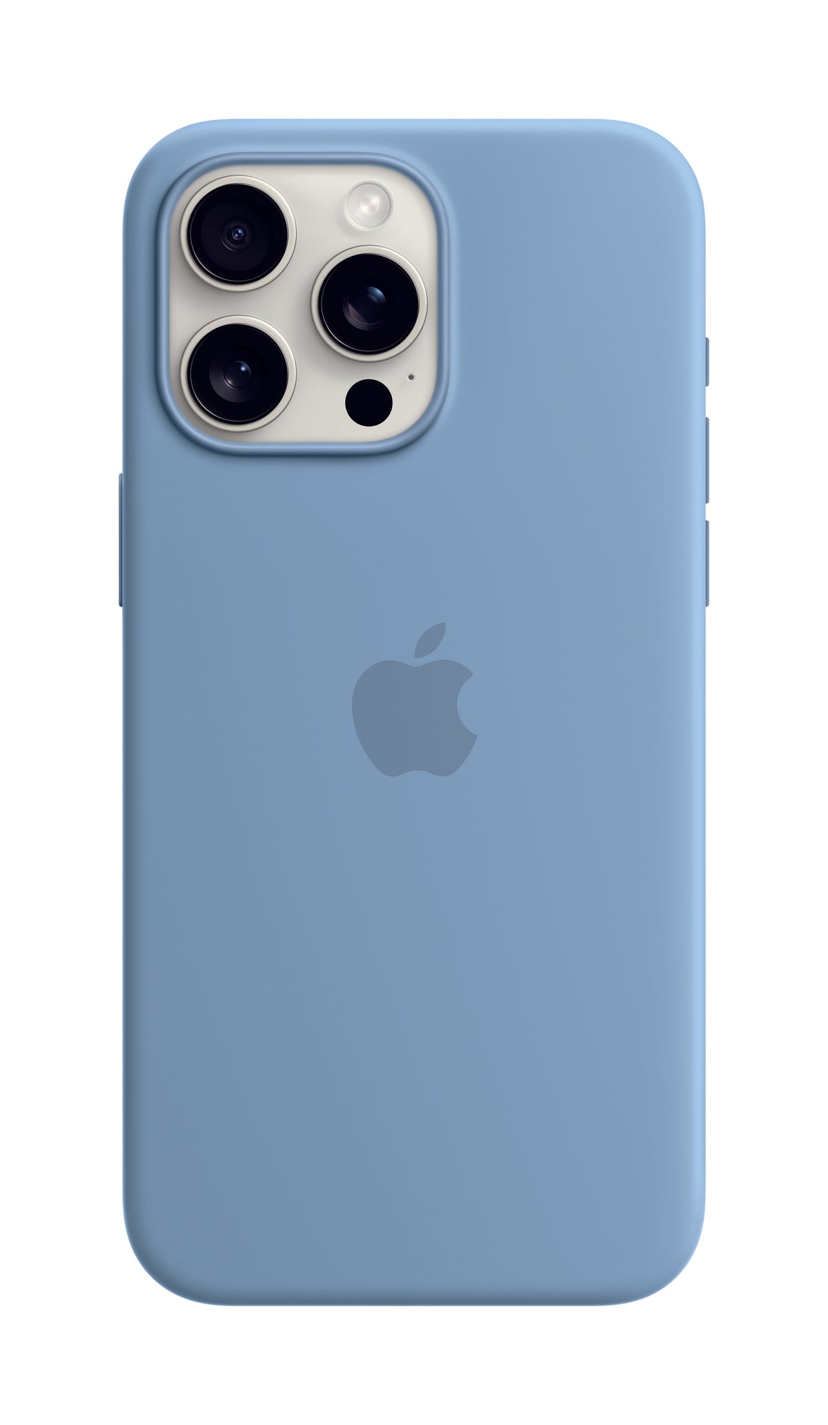 iPhone 15 Pro Max Silicone Csae - Winter Blue