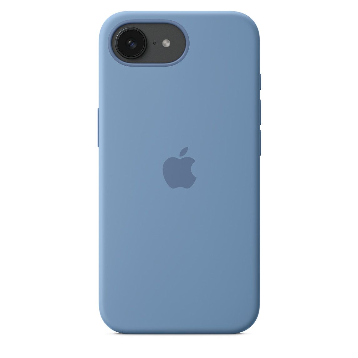 Apple Silicone Case for iPhone 16e - Winter Blue