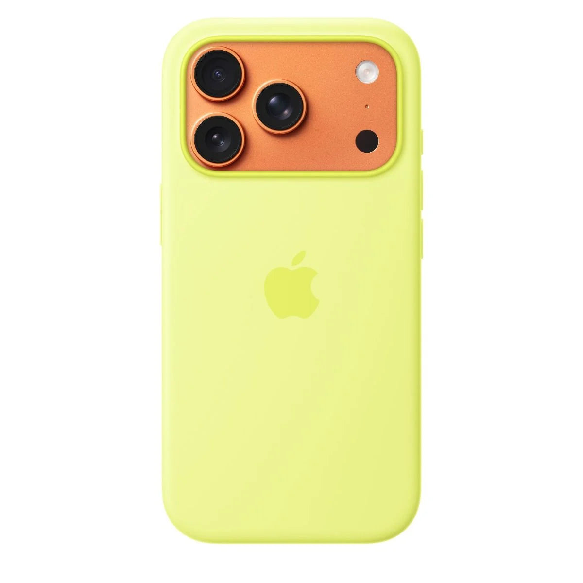 Apple Silicone Case with MagSafe for iPhone 17 Pro - Neon Yellow