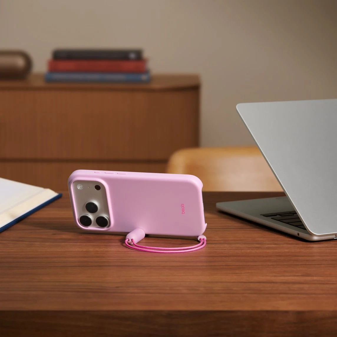 Beats Kickstand Case with MagSafe and Camera Control for iPhone 17 Pro - Pebble Pink
