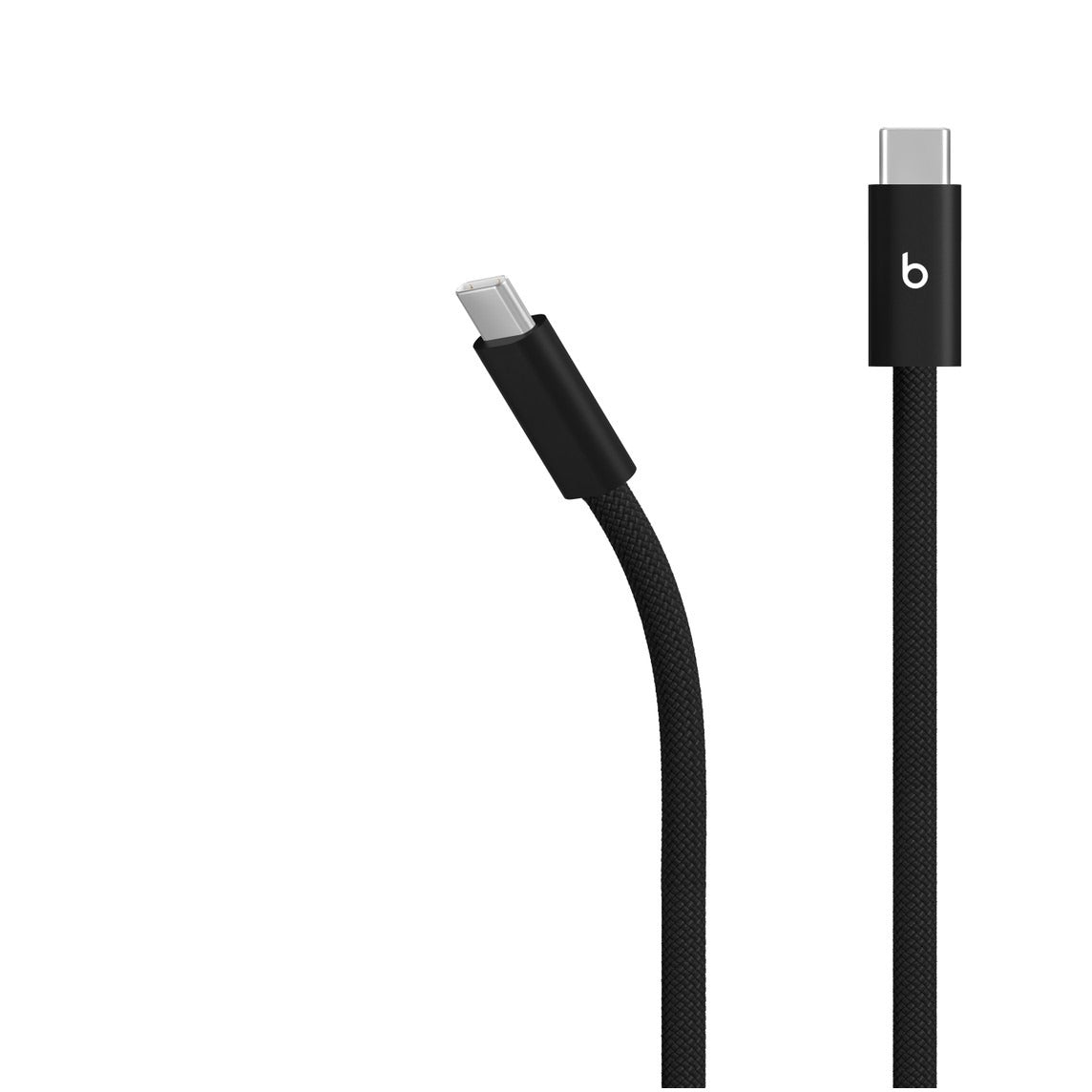 Beats USB‑C to USB‑C Braided Cable (3 m / 10 ft) – Bolt Black