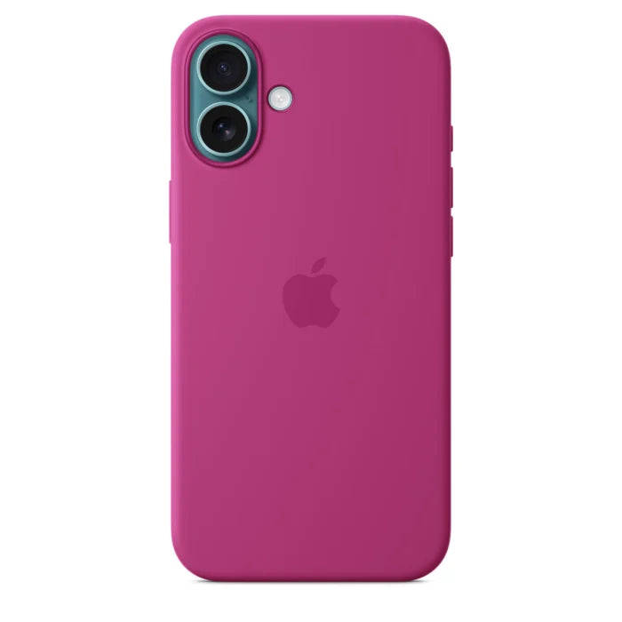 Apple iPhone 16 Plus Silicone MagSafe Case - Fuchsia
