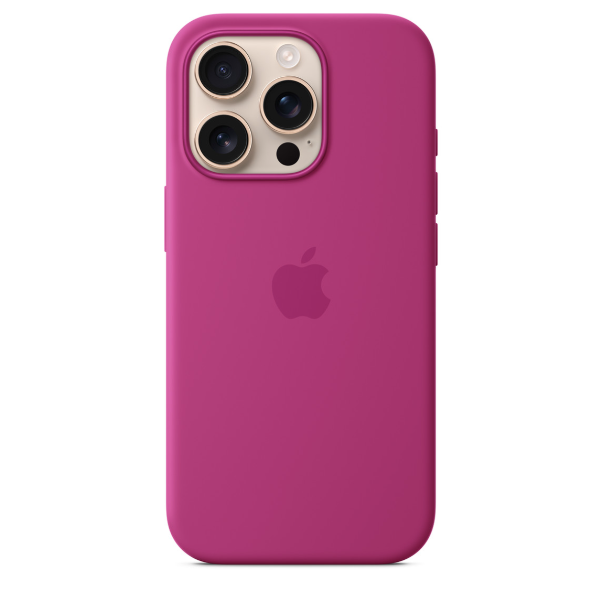 Apple iPhone 16 Pro Silicone MagSafe Case - Fuchsia