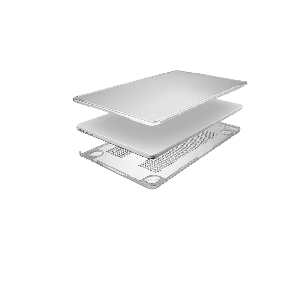 Moov Matte Hardshell Case for MacBook Air 15-inch M5/M4/M3/M2 - Clear